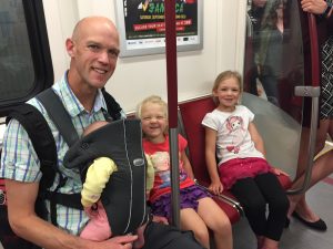 Shawn - subway with kids